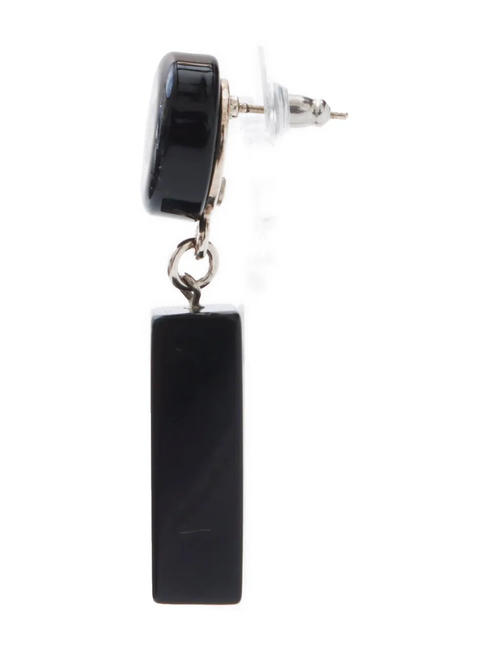 CHANEL Pre-Owned 2001 CC logo drop earrings | Image 2