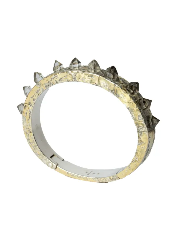 アクセサリー Part of Four Bangle Parts Of Four spike-embellished Bracelet | Silver | FARFETCH RO