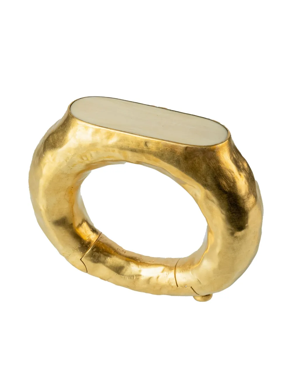  Parts Of Four Thick Roman Bracelet - Gold 