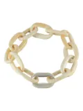 Parts of Four Massive Link Infinity Chain (PB+PA) necklace - Neutrals