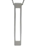Parts of Four Wedge Gateway (AS+DA) necklace - Silver