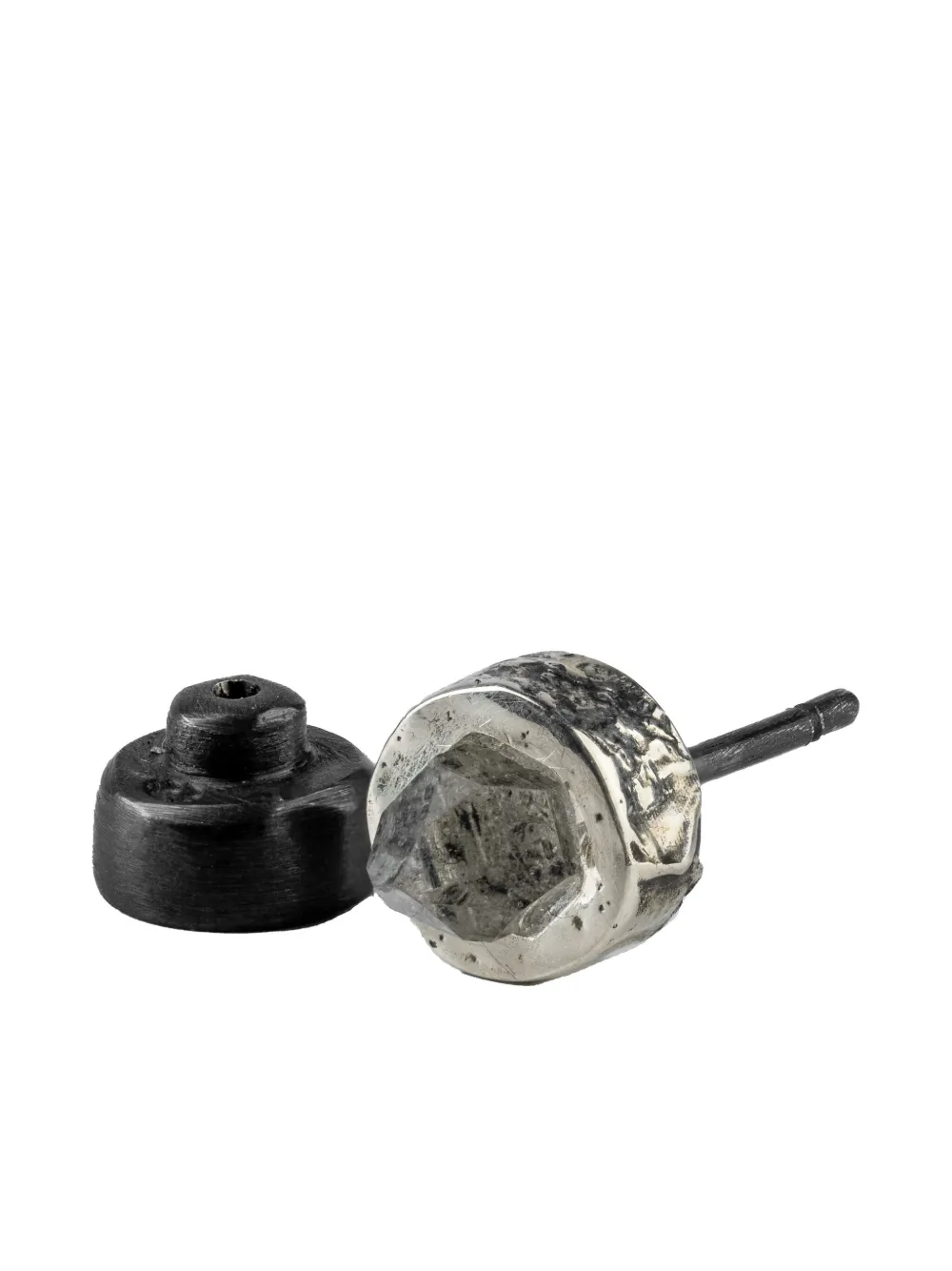 Parts of Four Fuse stud earring | Silver | Image 1
