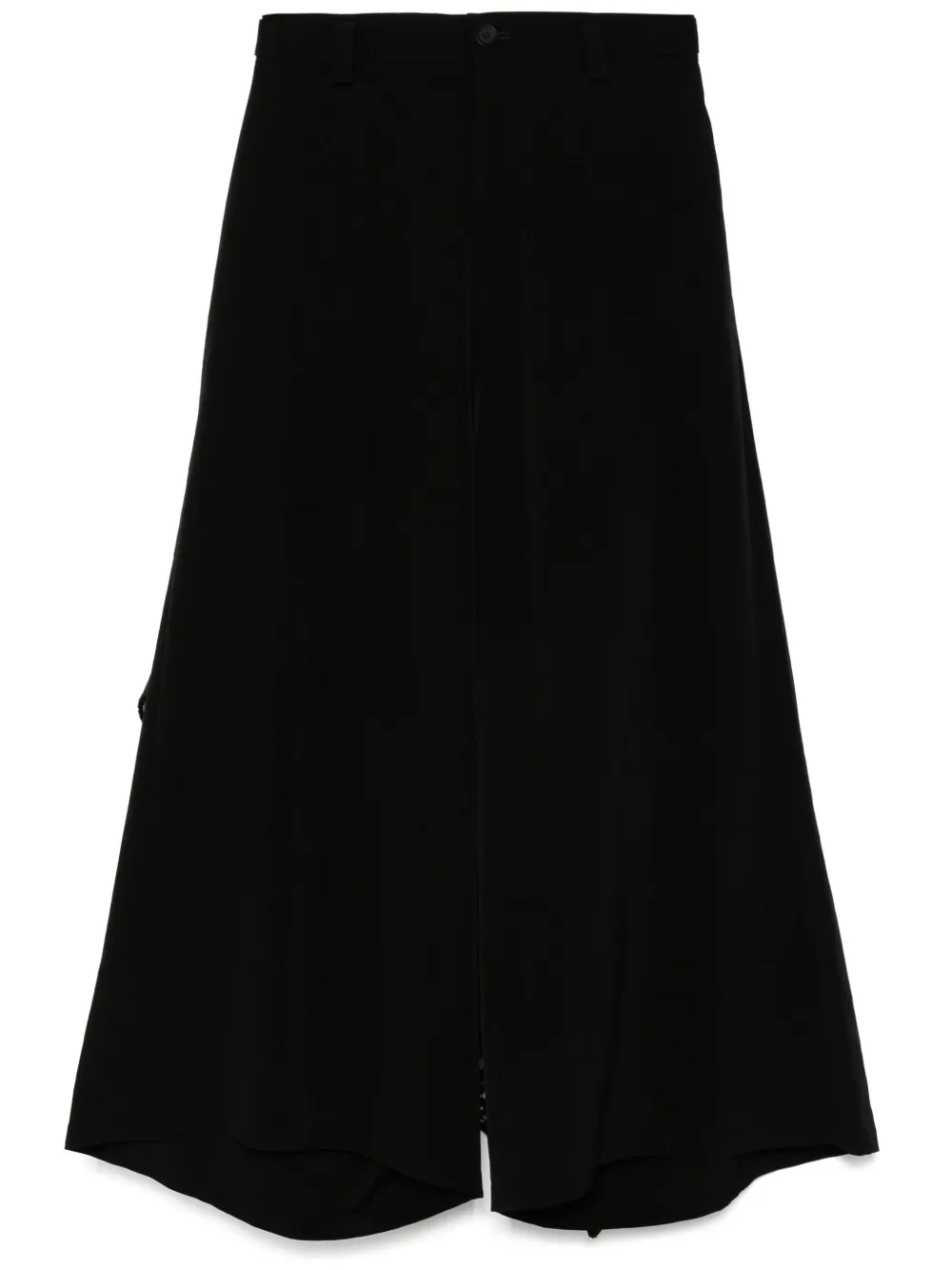 De Chine backside draped trousers