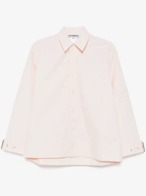 Melitta Baumeister camisa con cinturón