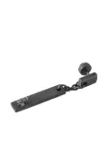 Parts of Four Plate drop earring - Black