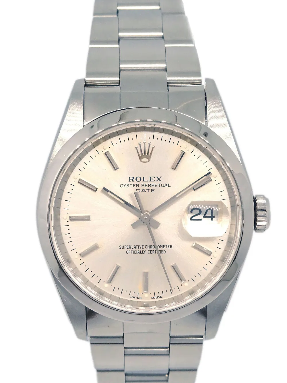 Rolex reloj Datejust de 34mm1999 pre-owned | plateado | Image 1