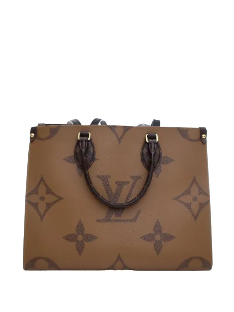 Louis Vuitton Pre-Owned bolsa satchel Monogram Giant OnTheGo MM 2021-2024