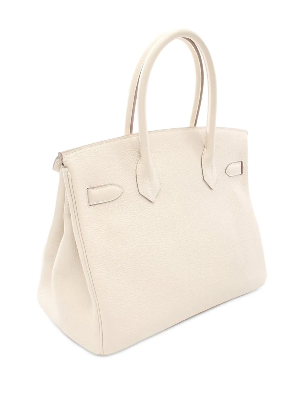 Hermès Pre-Owned 2020 Togo Birkin Retourne 30 handtas - Wit