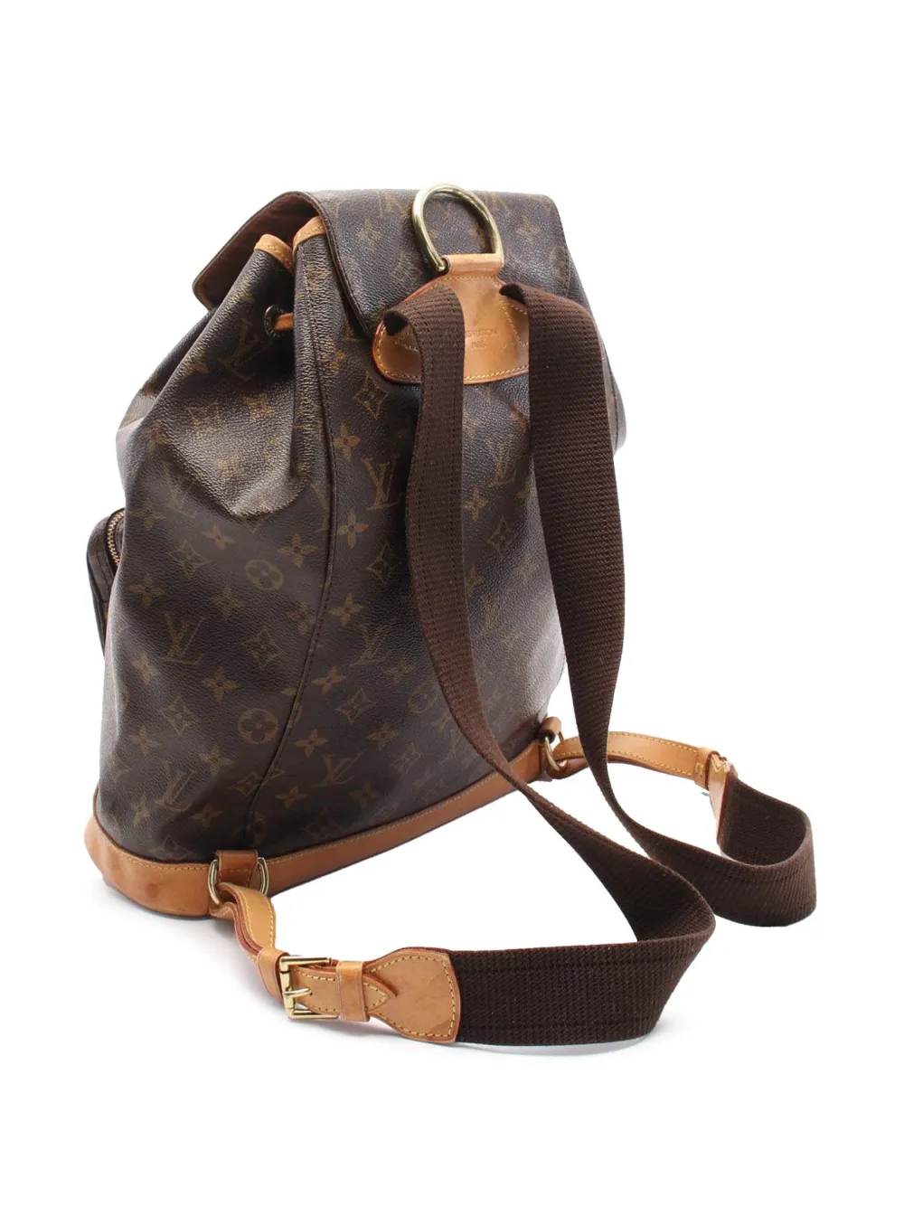 Louis Vuitton Pre-Owned 1998 Montsouris MM rugzak met monogram - Bruin