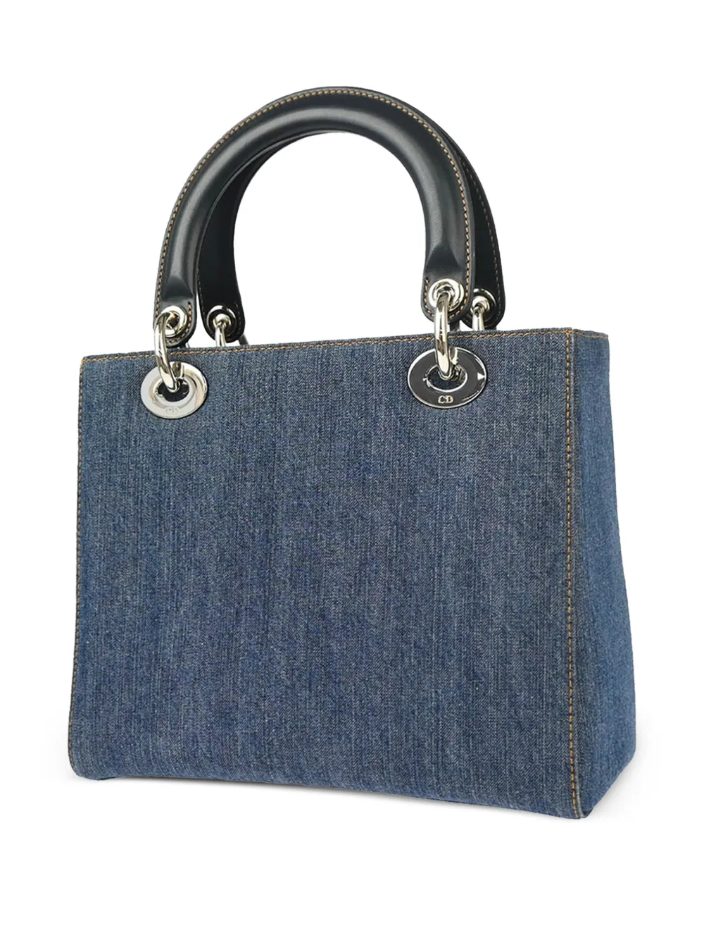 Christian Dior Pre-Owned 2005 denim Lady Dior handbag | Pre-Owned | Image 2
