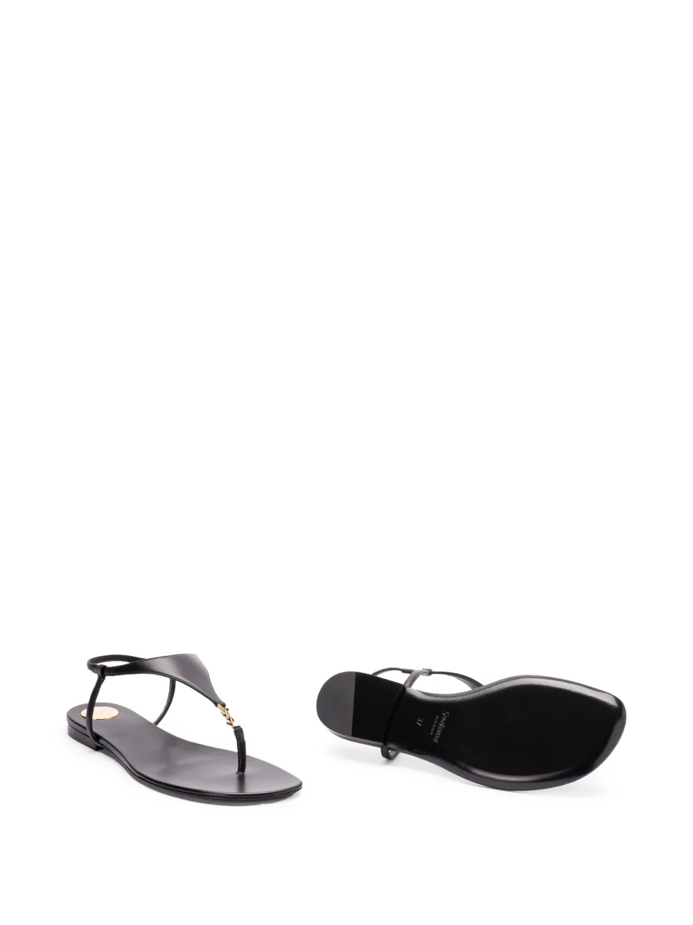 Saint Laurent Cassandra sandals Black