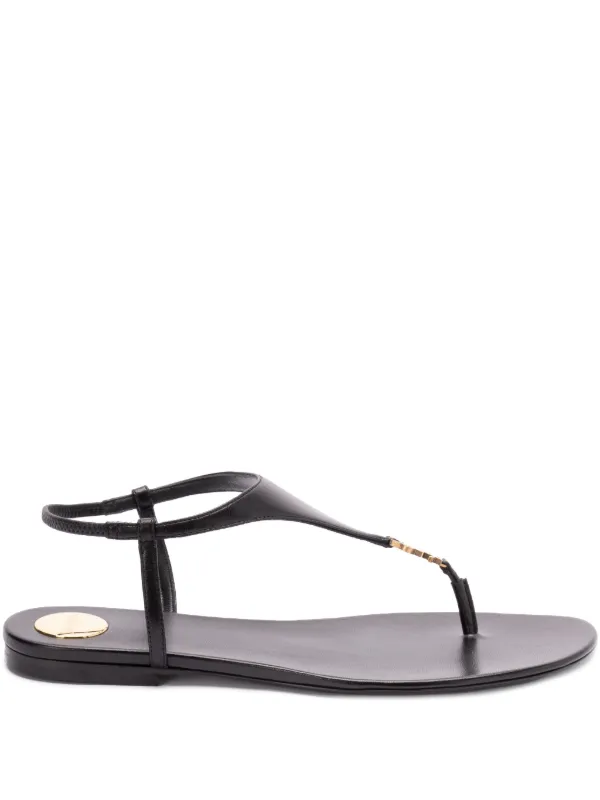 サンダル Saint Laurent Cassandre Sandals CASSANDRE sandals in smooth leather | Saint Laurent | YSL US
