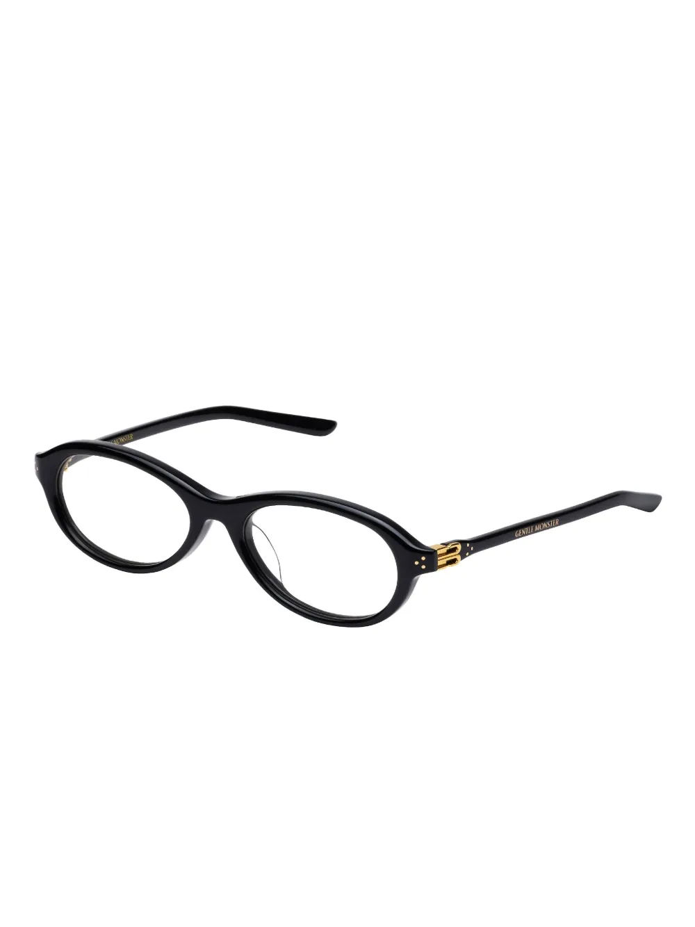 Gentle Monster Sasaki Oval-frame Glasses In Black