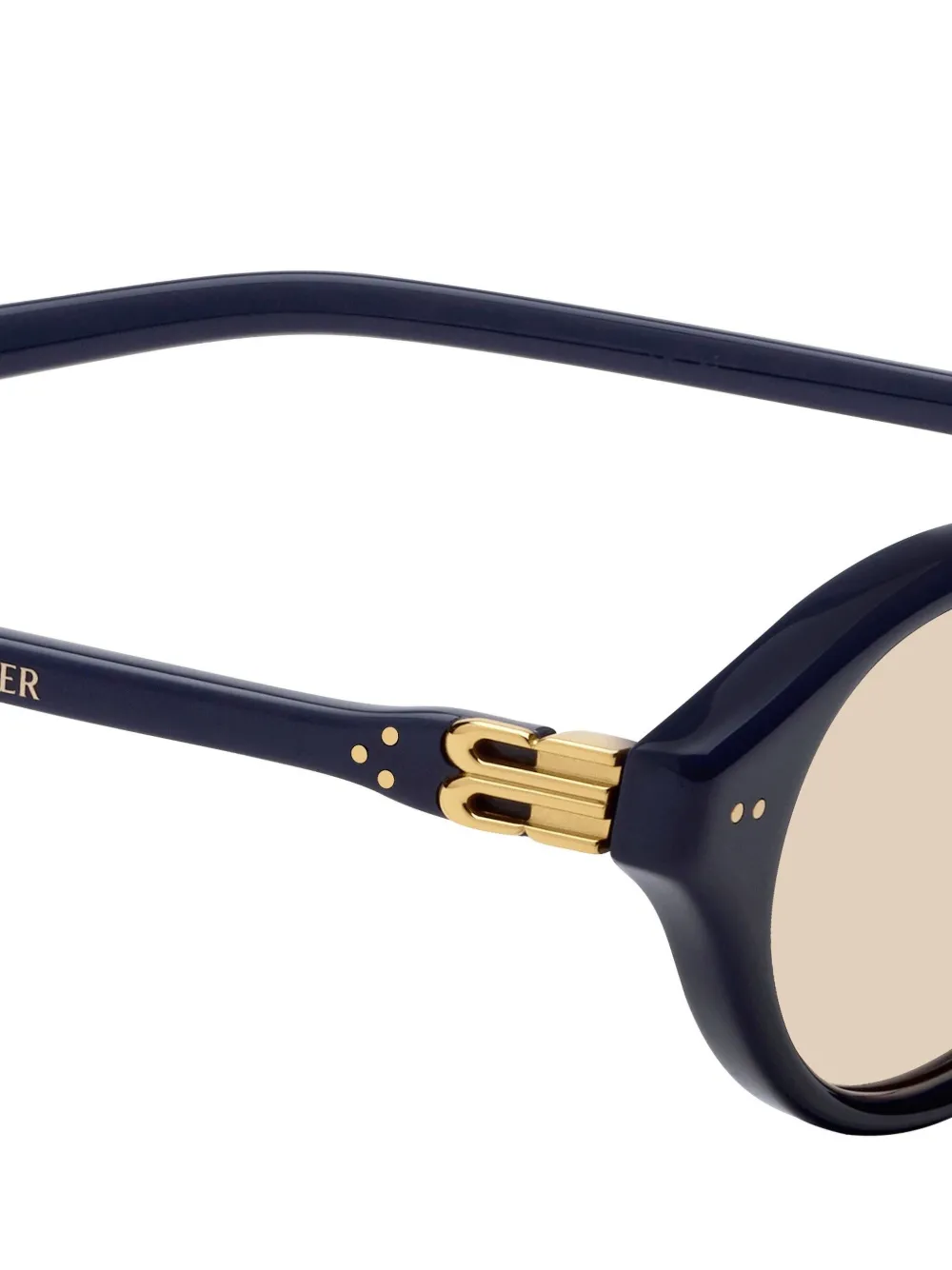 Gentle Monster Corori zonnebril met rond montuur Blauw