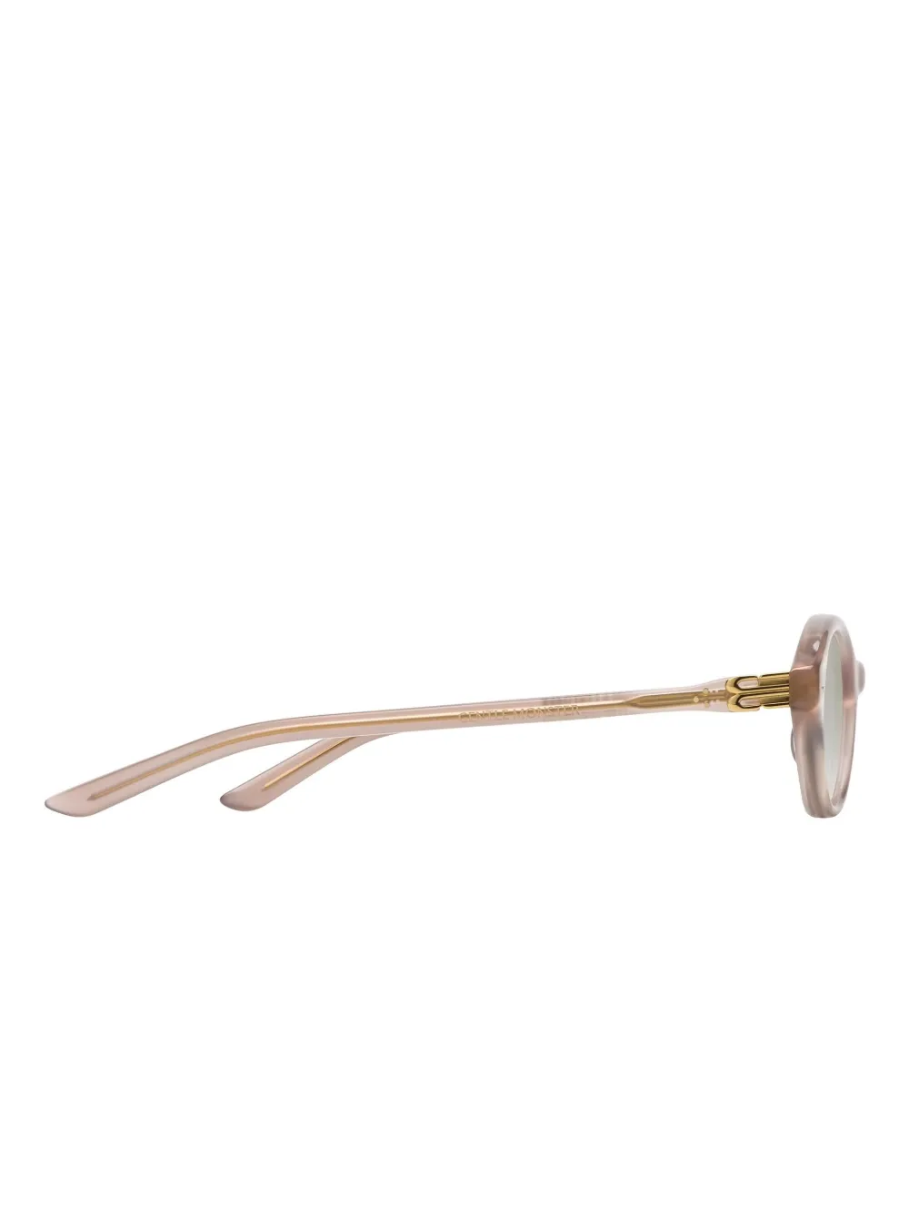 Gentle Monster Corori zonnebril met rond montuur PINK GRAY