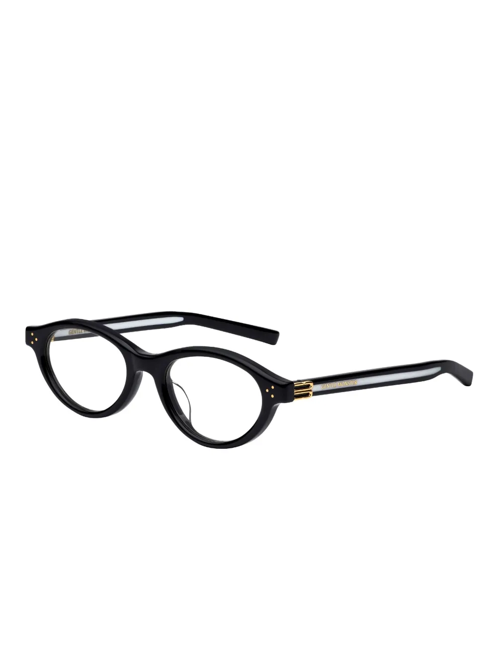 Gentle Monster Sasaki Oval-frame Glasses In Black