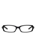 Gentle Monster rectangle-frame glasses - Black