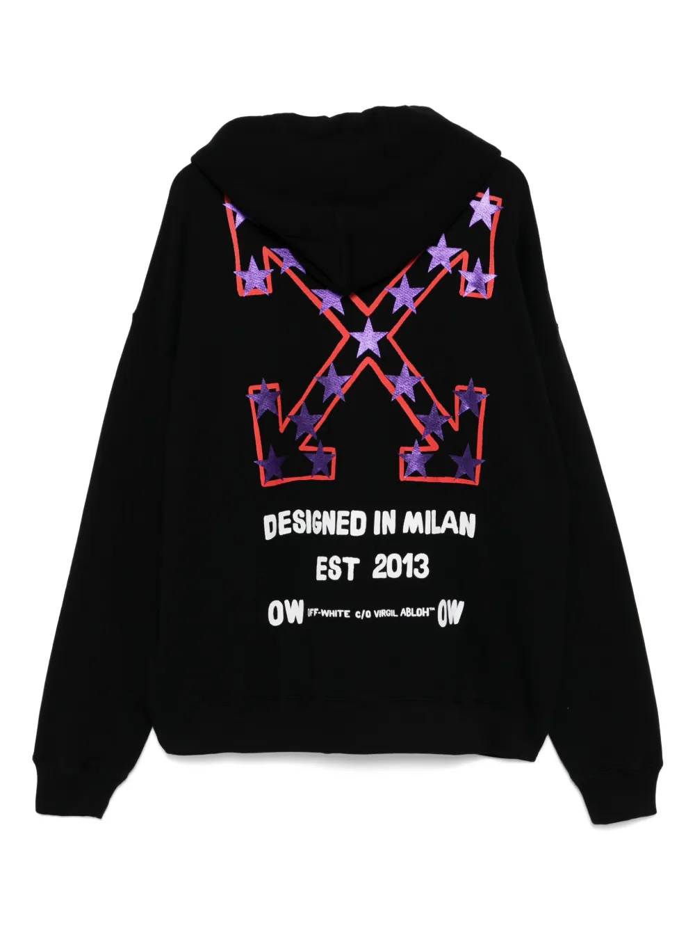 Off-White logo-print zip-up hoodie | Hoodies | Image 2