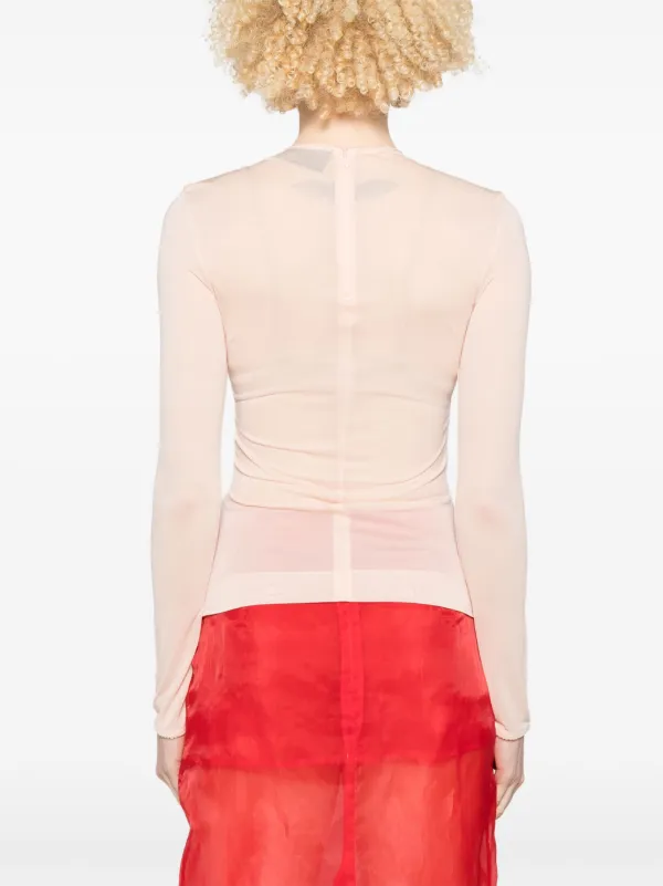 Simone Rocha Mesh Top | Neutrals | FARFETCH RO