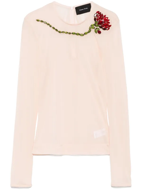 トップス simone rocha Simone Rocha Mesh Top | Neutrals | FARFETCH ZA