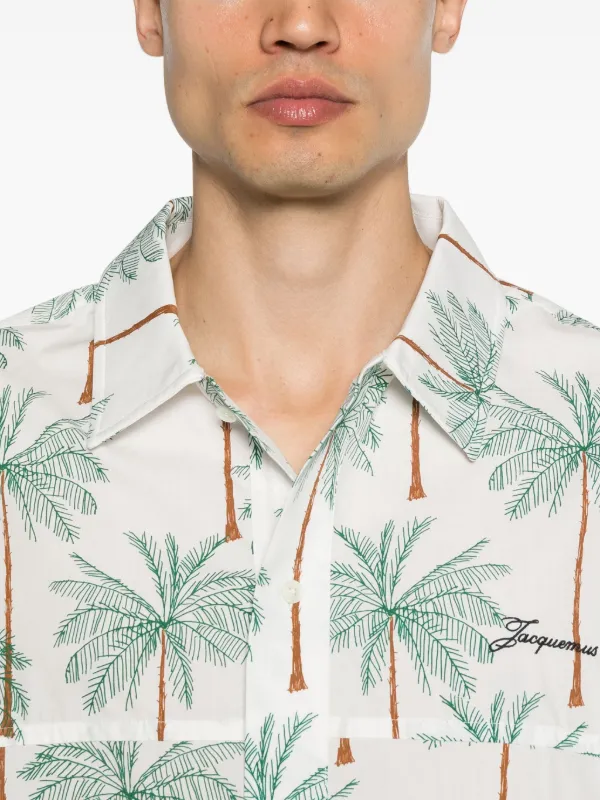 Jacquemus La Chemise Canevas Shirt | White | FARFETCH