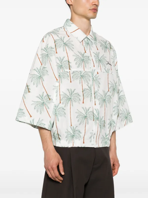 Jacquemus La Chemise Canevas Shirt | White | FARFETCH