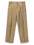 TOM FORD silk twill trousers - Green