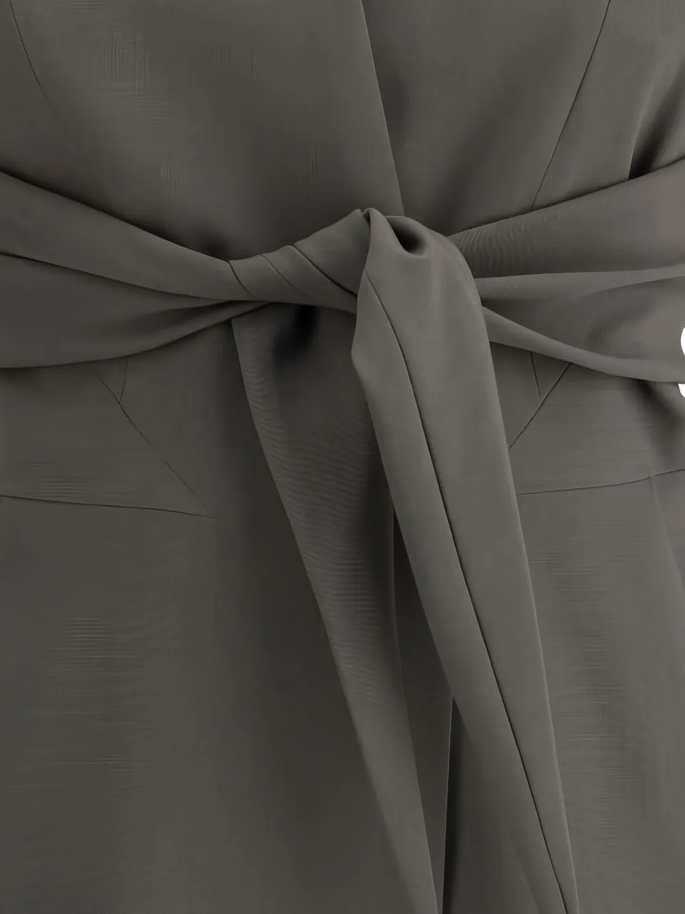 Rick Owens Gilet met gestrikte mouwen Grijs