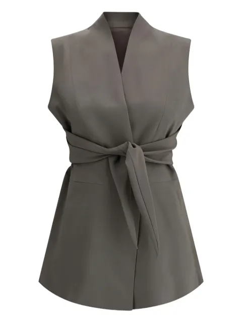 Rick Owens waisted sleeveless gilet