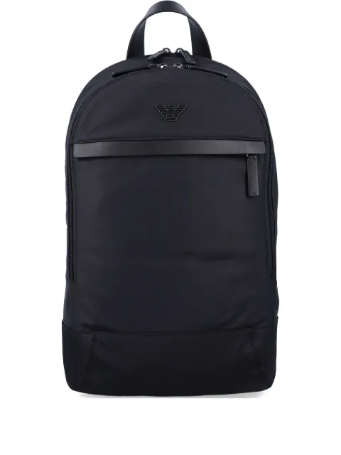 Emporio Armani logo backpack