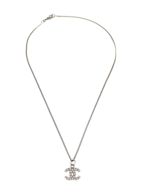 CHANEL Pre-Owned 2008 CC-pendant chain necklace