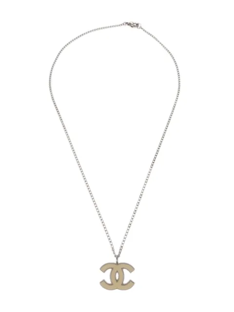 CHANEL Pre-Owned 2006 CC-pendant necklace