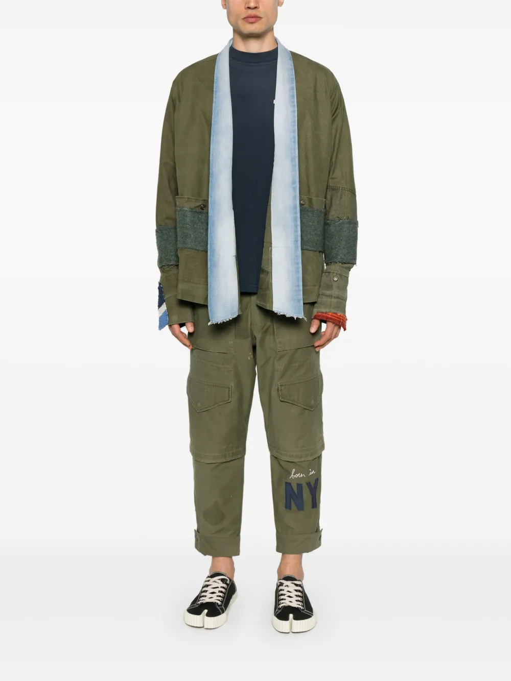 Greg Lauren Cargo broek - Groen