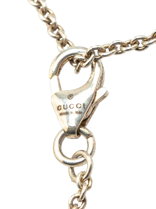 Gucci Pre-Owned 2000-2025 スターリングシルバー ダブルG 