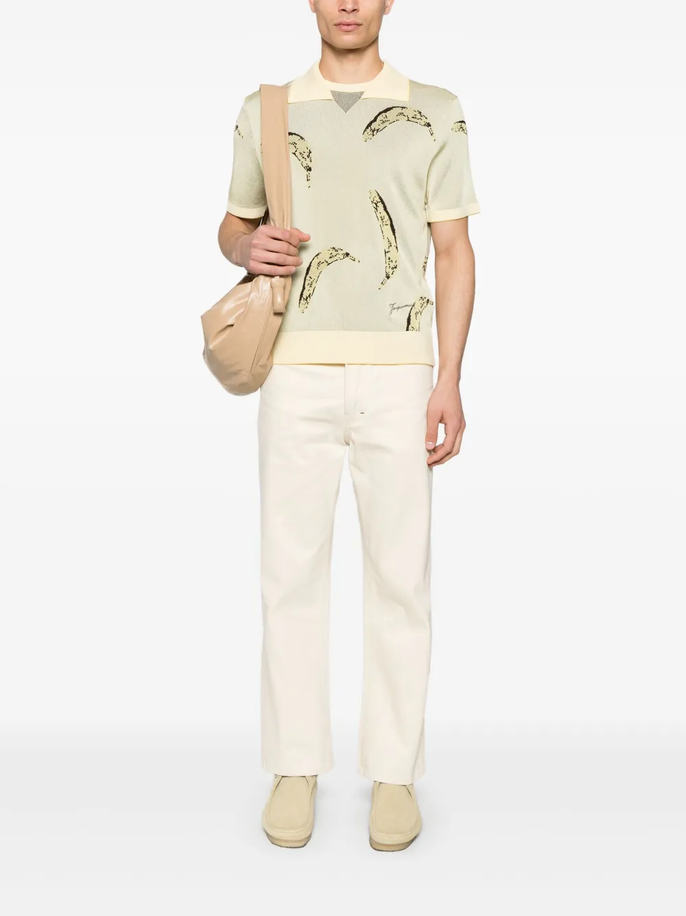 Jacquemus Le De-Nîmes Venice jeans - Beige