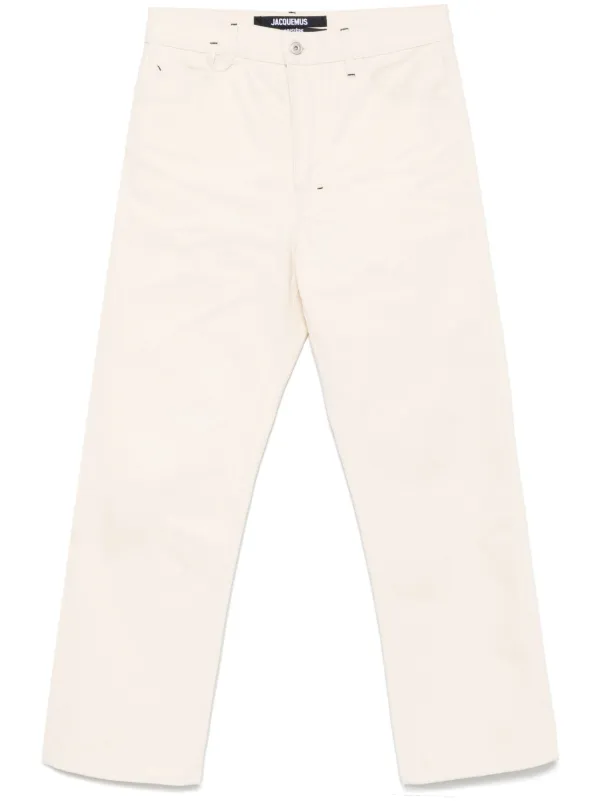 Jacquemus Le De-Nîmes Venice Jeans | Neutrals | FARFETCH