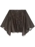 OUR LEGACY Mainsail skirt - Brown