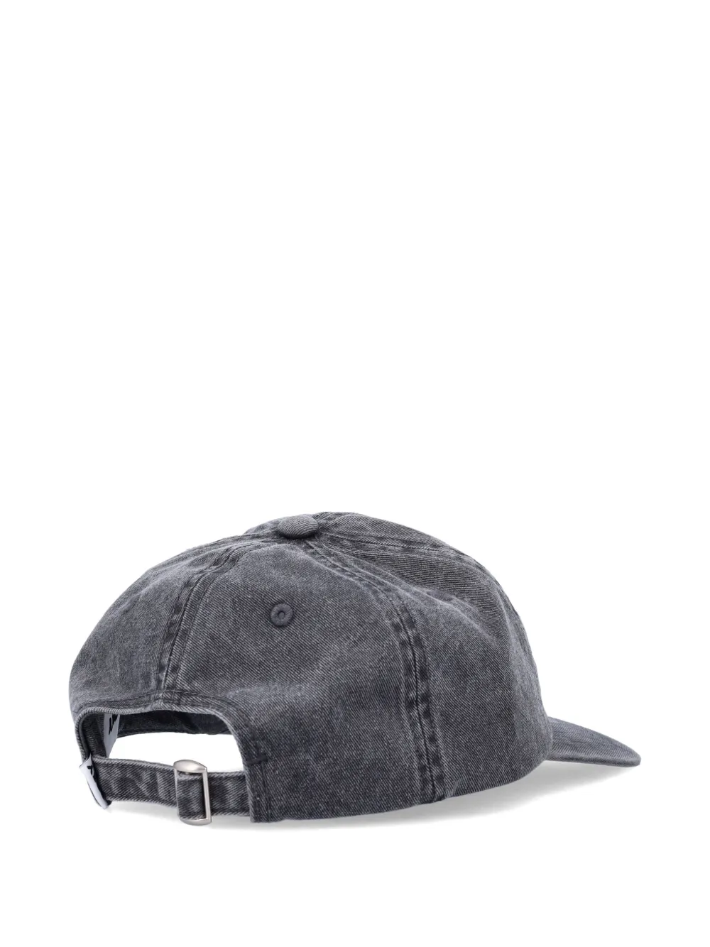 Obey logo-embroidered cap - Zwart