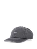 Obey logo-embroidered cap - Black