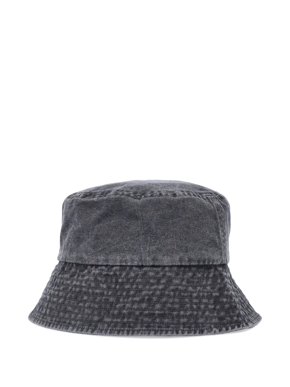 Obey logo-embroidered bucket hat - Zwart