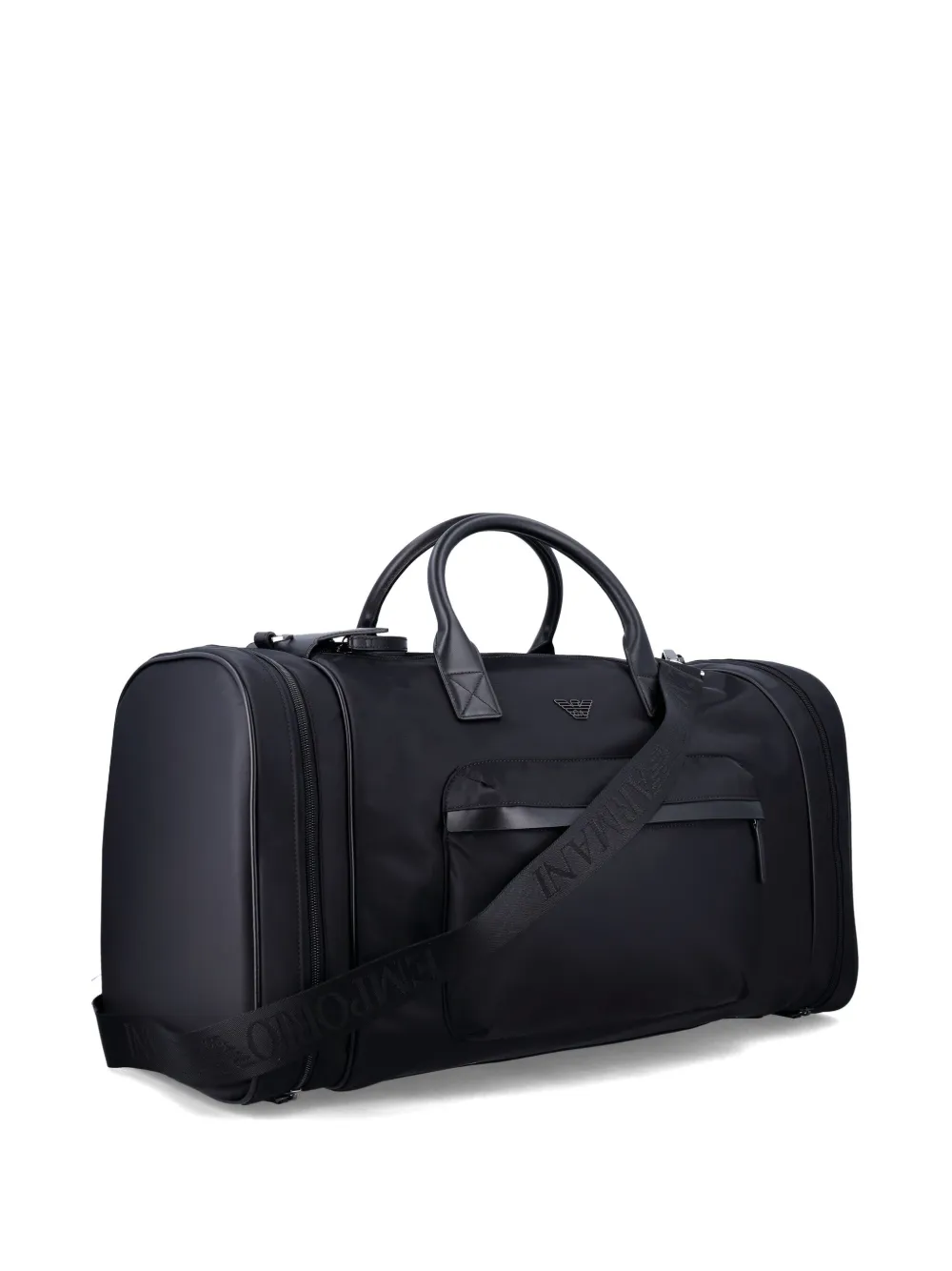 Emporio Armani 로고 트래블 백 | 블랙 | FARFETCH KR