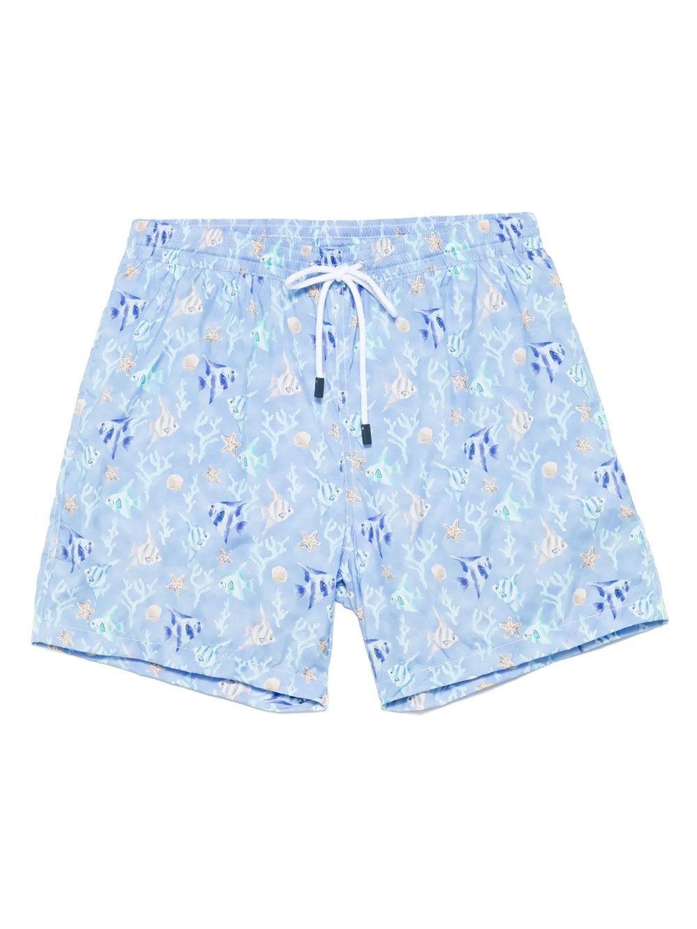 Barba Zwembroek met print Blauw