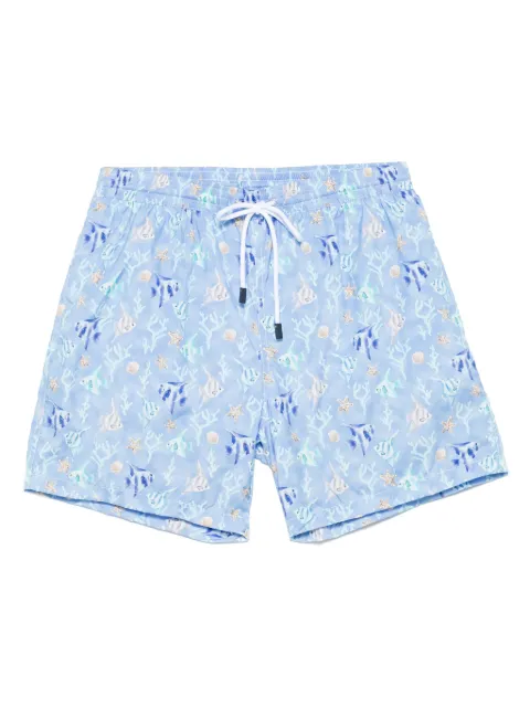 Barba printed swim shorts