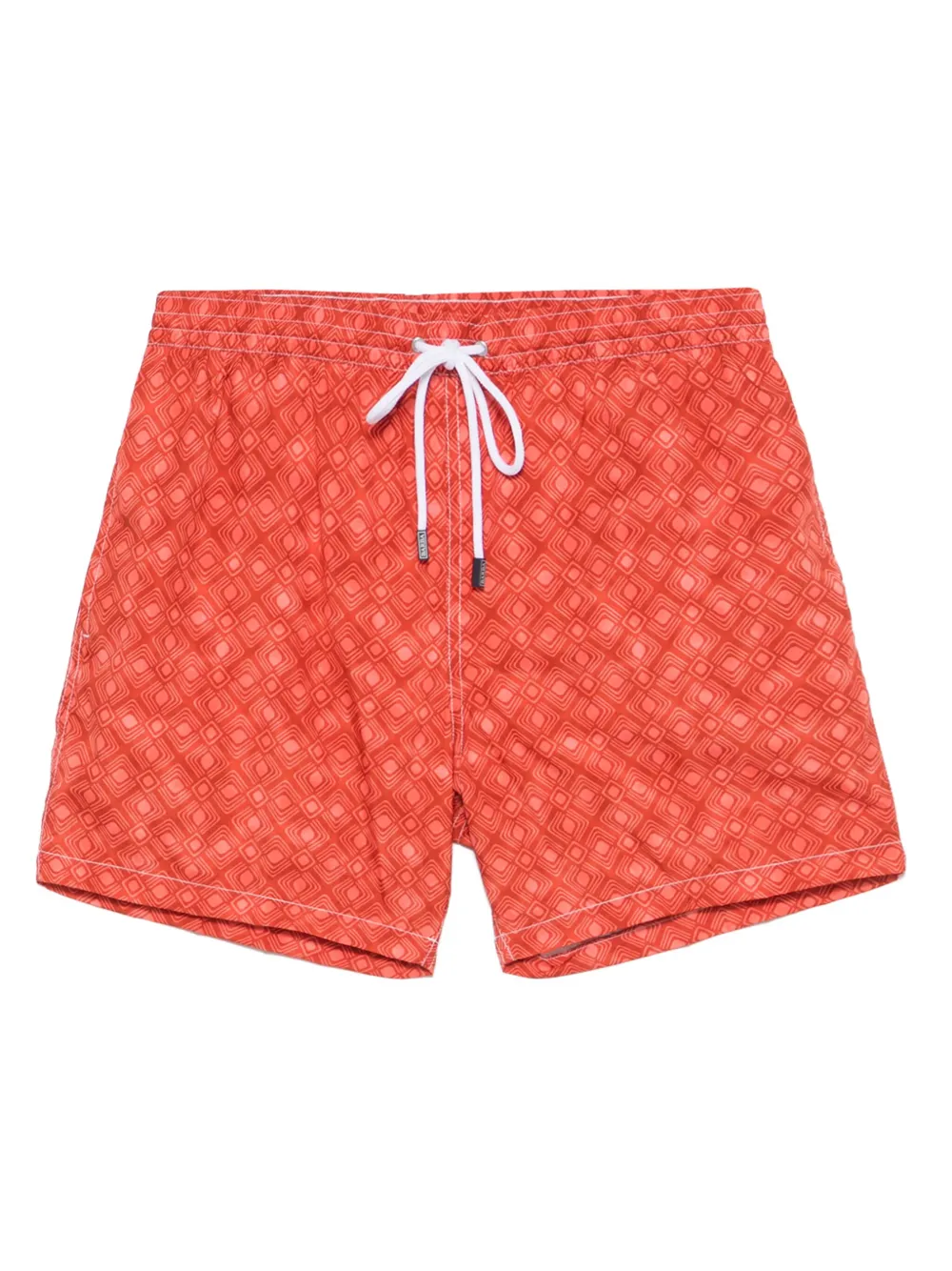 graphic-print swim shorts