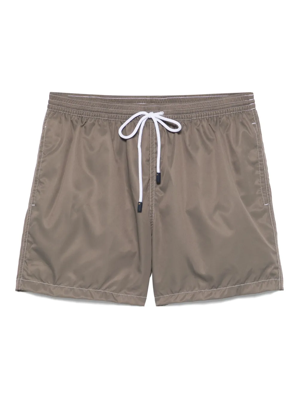 Barba drawstring-waist swim shorts | Brown | Image 1