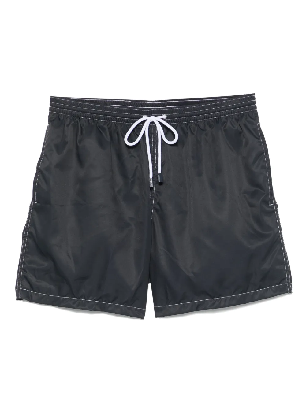 Barba drawstring-waist swim shorts | Black | Image 1
