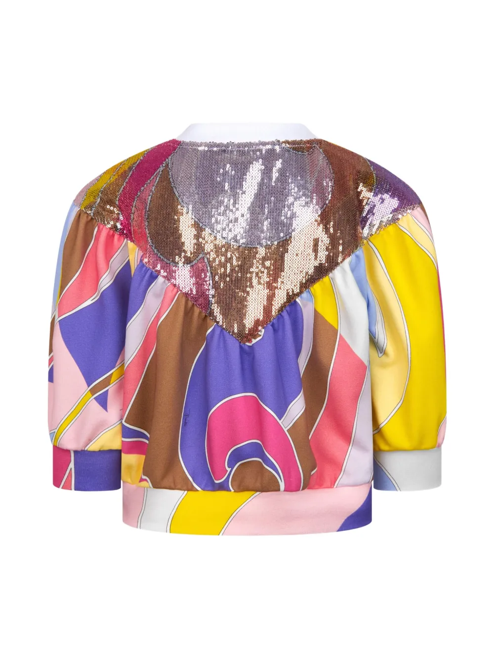 PUCCI Junior abstract print top - Roze