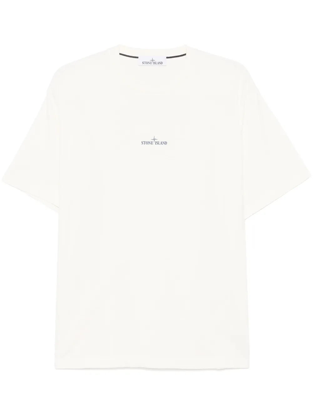 STONE ISLAND LOGO-PRINT T-SHIRT