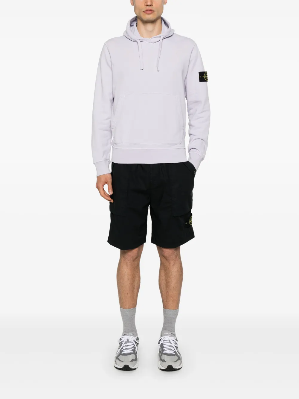 Stone Island Compass-badge shorts - Zwart