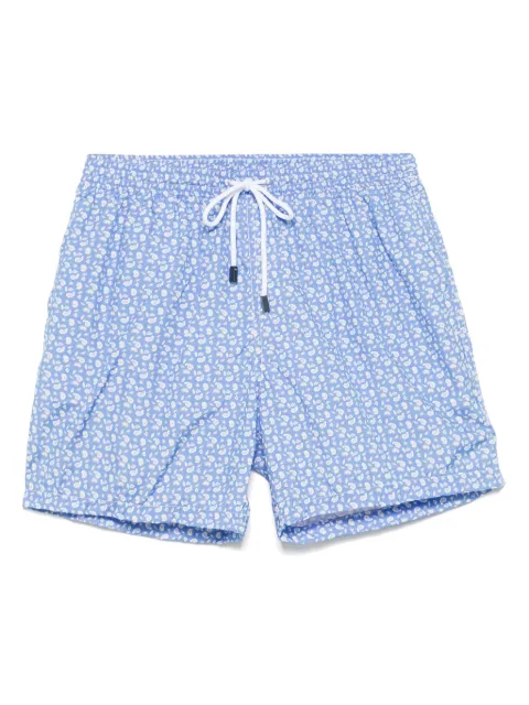 Barba paisley-print swim shorts